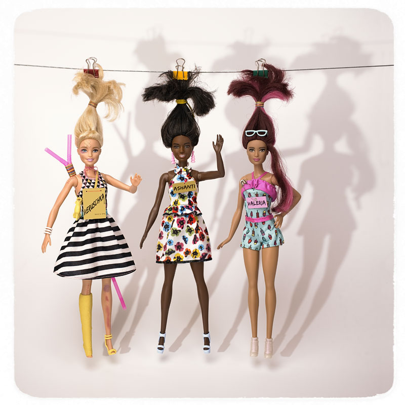 Barbie Mannequins, Barbie revue theater, barbies theatre